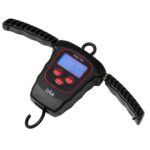 Cantar digital pescuit Dam EHS-838 pliabil, LCD iluminat, capacitate 50kg, precizie 10g