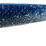 Shad soft Dam Shad Paddletail 10cm albastru/argintiu pentru rapitori, apa dulce si sarata