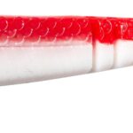 Shad Paddletail Dam SHAD PADDLETAIL BULK 8cm rosu/alb naluca pescuit rapitor apa dulce/sarata