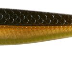 Naluca soft Dam Slim Shad Paddle Tail 10cm olive pentru rapitori, apa dulce si sarata