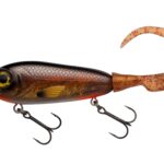 Naluca jerkbait Abu Garcia Svartzonker McMy Tail 200 Crucian Carp, actiune S-curve, carlige triple Fusion19