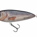 Naluca glidanta Abu Garcia Svartzonker McTracer 165 mm Real Roach, pentru stiuca, cu ratluri si carlige triple Fusion19