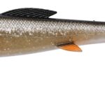 Naluca soft Abu Garcia Svartzonker McPike 21cm 2buc UV Black Back Shad disc interschimbabil